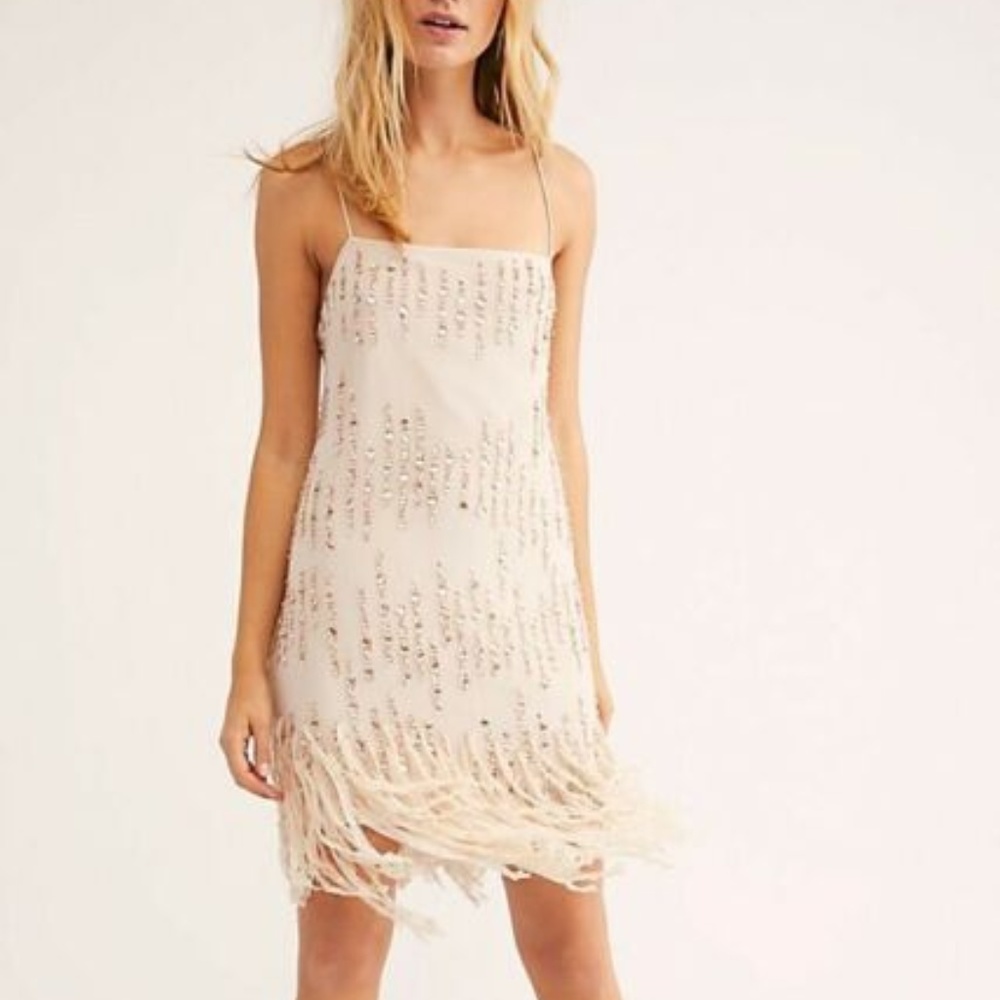 Free People Crystal Clear Mini Dress - NYE!
